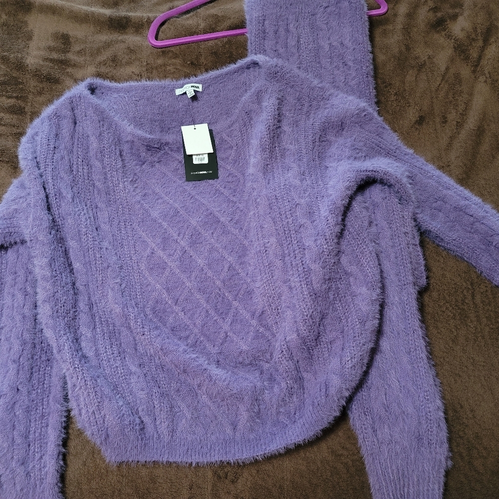 Fashion Nova, 2pc Lounge set, Lavendar/Purple